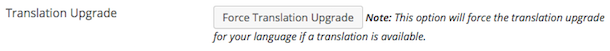 Vertalingsupgrade forceren in WooCommerce