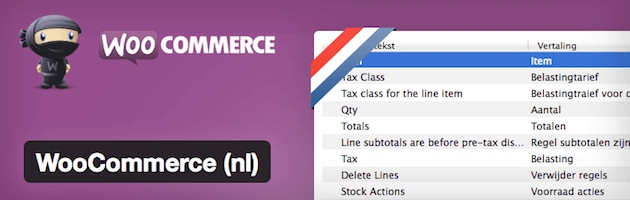 WooCommerce plugin voor de Nederlandse taal