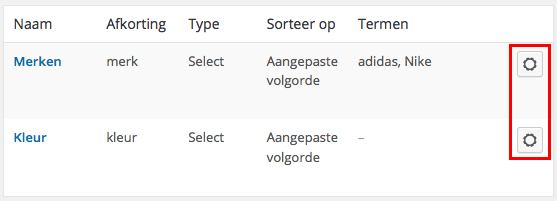 Term toevoegen aan eigenschap