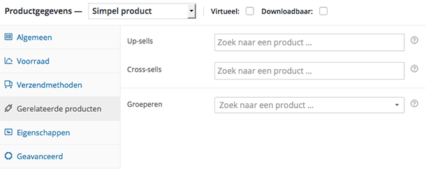 Gerelateerde producten woocommerce