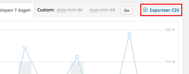 Exporteer rapport naar CSV in WooCommerce