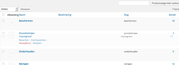 Productcategorieën sorteren in WooCommerce 