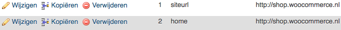 WordPress Site URL aanpassen in de database