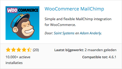 woocommerce mailchimp plugin