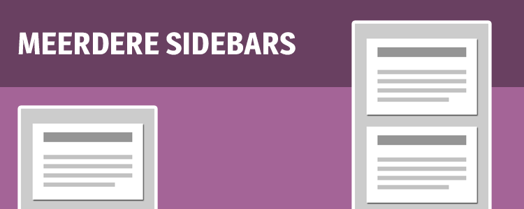 sidebars woocommerce